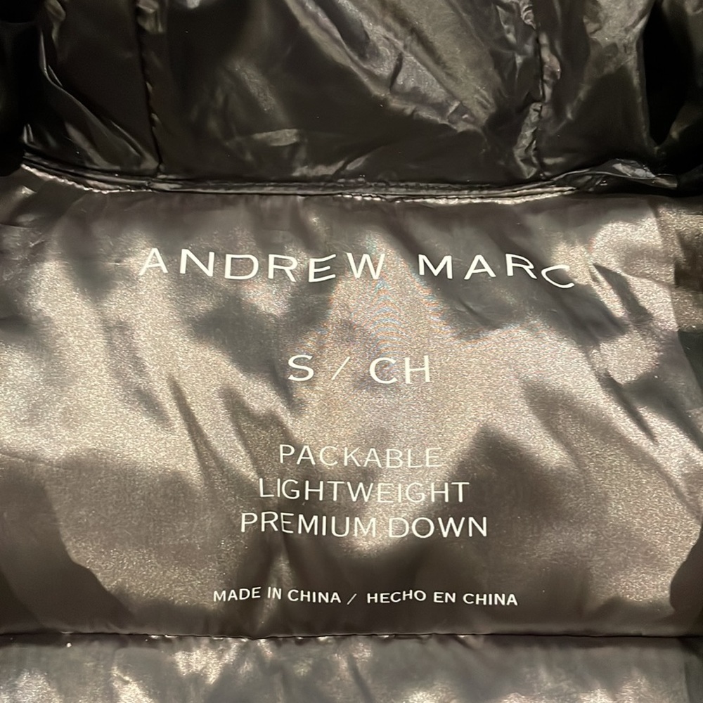 Andrew Marc Packable Down Hooded Jacket - image 2